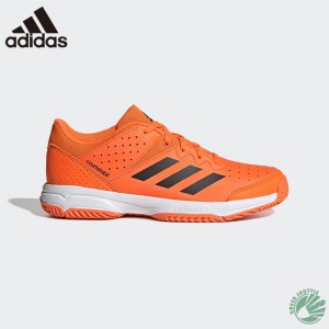 阿迪达斯Adidas儿童羽毛球鞋 童鞋 青少年网羽休闲运动鞋 新款中性学生男女通用防滑减震训练鞋 童鞋F99912