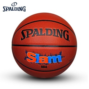 SPALDING斯伯丁篮球7号球正品成人学生nba男子室内外水泥地木地板PU比赛用球防滑耐磨篮球 74-412