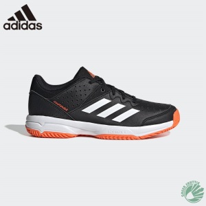 阿迪达斯Adidas儿童羽毛球鞋 童鞋 青少年网羽休闲运动鞋 新款中性学生男女通用防滑减震训练鞋 童鞋F99912