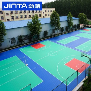 劲踏（JINTA）悬浮地板篮球场幼儿园室外悬浮式拼装地板户外 尊享型