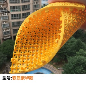 幼儿园悬浮地垫室外拼装式滑塑胶地板户外篮球场操场游乐场地板（下单前咨询客服，留言备注颜色） 软质款(160克)
