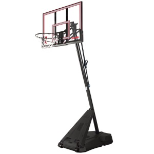 斯伯丁 Spalding 按钮式调节篮球架便携式52英寸矩形篮板篮球框