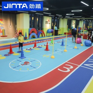 劲踏（JINTA）健身房地胶360私教区定制地垫工作室体适能pvc塑胶运动地板