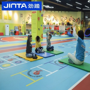 劲踏（JINTA）健身房地胶360私教区定制地垫工作室体适能pvc塑胶运动地板