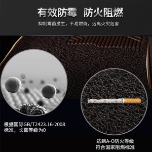 3M 皮革包边 丝圈汽车脚垫
