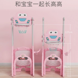 多功能儿童篮球架可升降投篮框室内家用篮球框宝宝皮球足球运动玩具