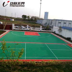 动联无界 悬浮拼装地板篮球场地羽毛球场地拼装式运动地垫室外专用