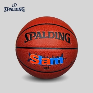 SPALDING斯伯丁篮球7号球正品成人学生nba男子室内外水泥地木地板PU比赛用球防滑耐磨篮球 74-412