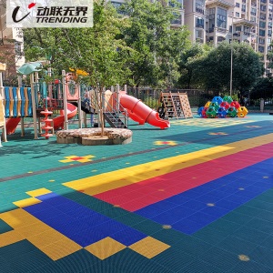 动联无界 室外篮球场运动地板 可拆装悬浮地垫环保防晒室外运动地板