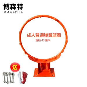 博森特 室外标准篮球框 户外儿童成人篮筐 挂壁式篮球框架 篮球架篮圈 蓝球框 室内篮球筐