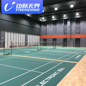 动联无界 专业羽毛球地胶PVC塑胶地垫室内运动地垫防滑比赛型场地安装专业水晶沙4.5mm