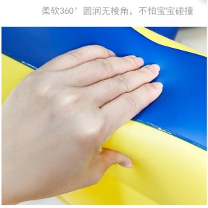 可爱布丁 儿童投掷篮球架充气室内家用二合一篮球框健身足球门1-3-6岁户外男孩运动玩具