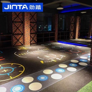 劲踏（JINTA）健身房地胶360私教区定制地垫工作室体适能pvc塑胶运动地板