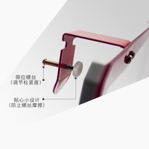 篮球框 墙挂 免打孔 宏登同款宿舍篮球架扣篮挂式篮板抖音同款室内外投篮筐免打孔悬挂板 A款高深红+直角钩+ 4个无痕钩