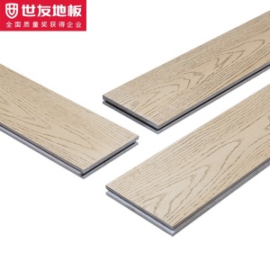 世友桦木纯实木地板 桦木原木木材自然环保型适用书房卧室木地板厂家直销4色可选
