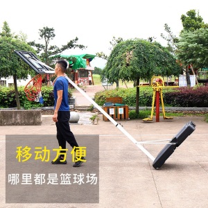 篮球架家用户外成人可移动训练篮球框青少年简易投篮架子免打孔室内儿童标准可升降伸缩便携式室外可扣篮