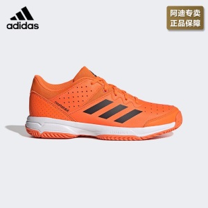 Adidas阿迪达斯羽毛球鞋男女大童青少年网球羽毛球运动鞋中性学生休闲防滑减震训练鞋 童鞋F99912