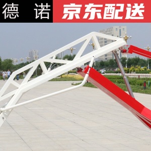 室外篮球架 可移动家用青少年训练标准仿液压独臂篮球架户外 新款标准款配红色