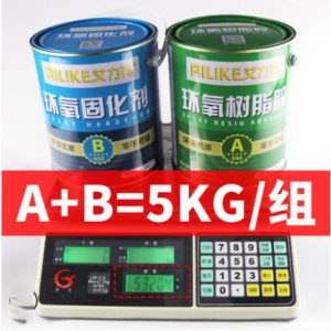 环氧树脂 金属木头环氧树脂胶水玻璃钢混凝土修补灌封胶 ab胶E-44固化剂650耐高温防水强力胶水