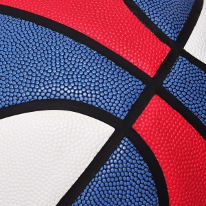 NIKE耐克篮球 室内外水泥地7号标准比赛篮球AJ防滑耐磨训练AirJordan蓝球 BB0639-463【红白蓝