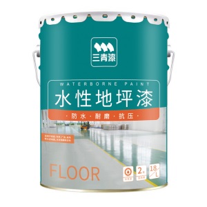 三青  水性地坪漆 耐磨非自流平水泥地面漆 室内外环保耐候防水防滑油漆 标准绿