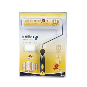 克里斯汀二代2代油漆涂料辅助工具滚刷室内外墙乳胶漆细毛滚筒刷D2191