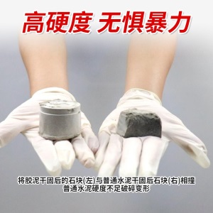 Allgll  屋顶防水补漏材料卫生间水管房顶楼顶裂缝堵漏王家用渗透性快干水泥砂浆填缝剂