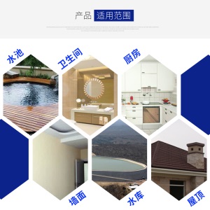 维修大师 JS聚合物水泥基防水涂料屋顶防水材料卫生间屋顶外墙阳台水池防水材料胶 【灰色】10斤