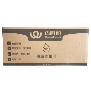 香榭丽 地坪漆水泥地家用水性环氧树脂地坪漆耐磨防水户外室内外自流平家用无味地板漆水泥地厂房地面漆