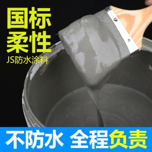 文特思瑞 JS鱼池防水涂料防漏水泥胶 K11聚合物水池堵王屋顶天沟卫生间补漏材料