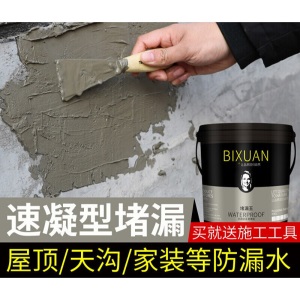 堵漏灵 装修防水水不漏快干水泥补裂缝屋顶防水补漏材料