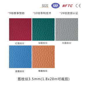 乒乓球羽毛球场地胶垫pvc运动地板舞蹈室健身房篮球场地胶室外运