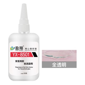 盈翔木头胶速干胶水强力粘木材竹制品粘接YX-8501/8502
