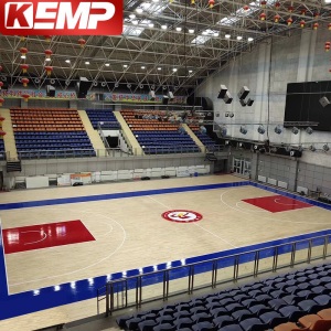 KEMP室内篮球地胶定制图案PVC儿童塑胶垫室外专用羽毛球运动地板