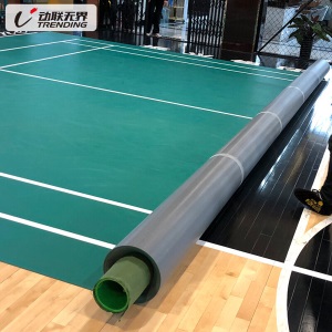 羽毛球地胶垫收卷器 球馆专用帆布收卷器 移动式羽毛球场地收卷