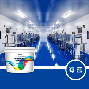 梵竹 水性环氧树脂地坪漆耐磨家用水泥地板漆仓库厂房车库地面漆划线漆室内外环保防滑油漆涂料 浅灰