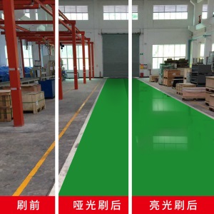 三青 水性地坪漆耐磨地板漆水泥地家用厂房非自流平地面漆防水防滑车库地面油漆 浅灰色15kg(约刷涂60平米2遍)