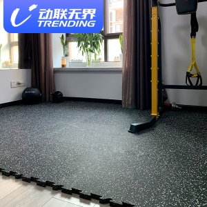 动联无界 家用健身房橡胶地垫室内环保力量区减震缓冲垫子健身运动地垫