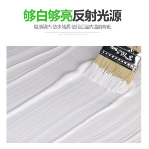 爱友家 隔热漆 屋顶防晒隔热涂料 楼顶隔热防水材料铁皮瓦顶面隔热材料楼面屋面楼面外墙白色防水胶堵漏王 【防水