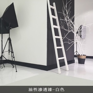 幸福人家 水性环氧树脂地坪漆耐磨地板漆自流平水泥地面漆室外室内家用油漆 铁红 油性亮光 1KG