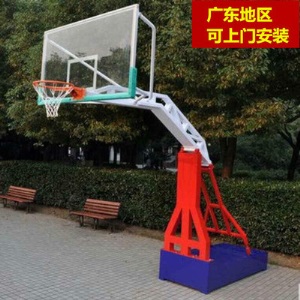 平箱仿液压篮球架成人室内室外移动篮球架青年户外标准比赛蓝球架