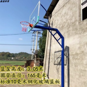 篮球架 成人标准 移动 固定 埋地式  圆管 学校  户外室外篮球架