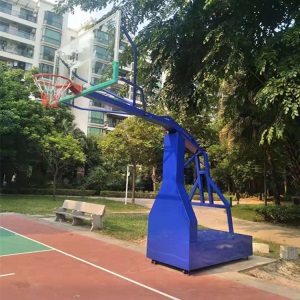 户外球馆体育馆固定埋地式篮球架仿液压篮球架江苏金陵篮球架厂家