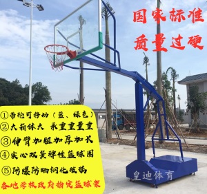 篮球架 成人标准 移动 固定 埋地式  圆管 学校  户外室外篮球架