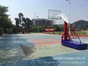 成年家用比赛篮球架 户外 标准 成人 移动室内仿液压平箱篮球架子