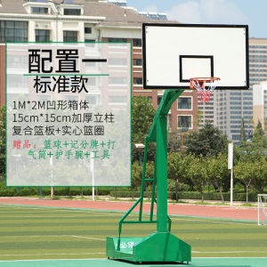 包邮室外篮球架成人训练标准学校篮球框移动式成年蓝球架家用户外