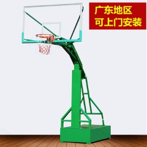 平箱仿液压篮球架成人室内室外移动篮球架青年户外标准比赛蓝球架