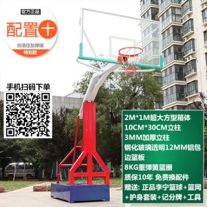 移动篮球架成人户外篮球架家用训练比赛标准蓝球架落地式室外成年