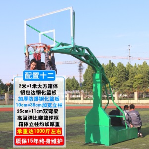 户外成人篮球架家用标准成年篮球架移动升降篮球架室外蓝球架