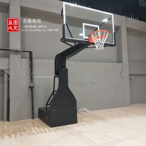 成年人室内比赛移动式平箱篮球架 户外 标准 手动液压升降篮球架